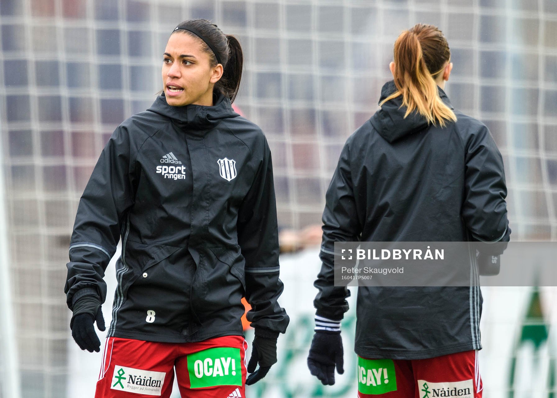 Piteås Tempest-Marie Norlin på uppvärmningen
