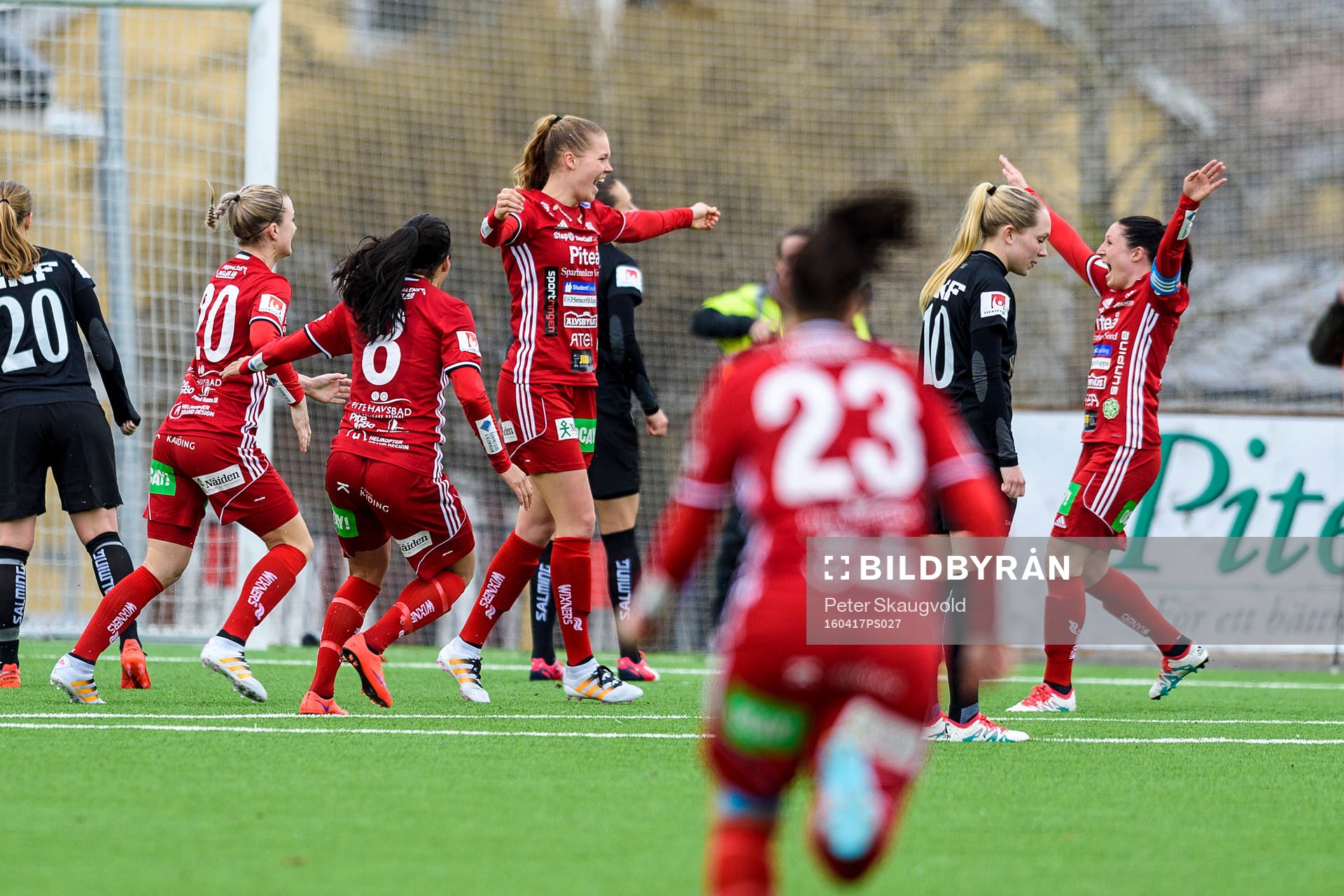 Piteås Nina Jakobsson jublar