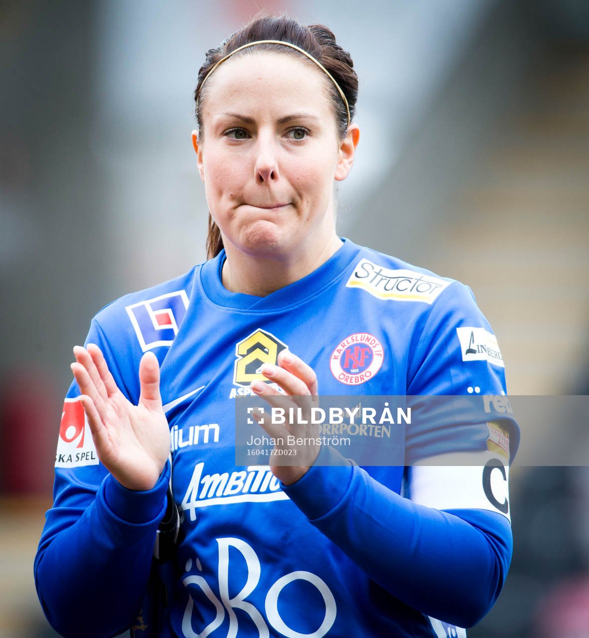 Örebros målvakt Carola Söberg