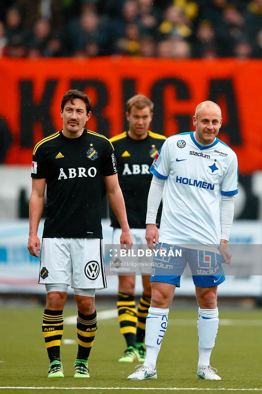 s Stefan Ishizaki  och Norrköpings Daniel Sjölund
