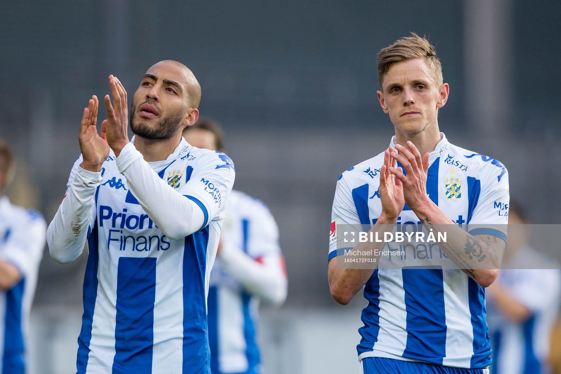 IFK Göteborgs Haitam Aleesami och Sören Rieks deppar och