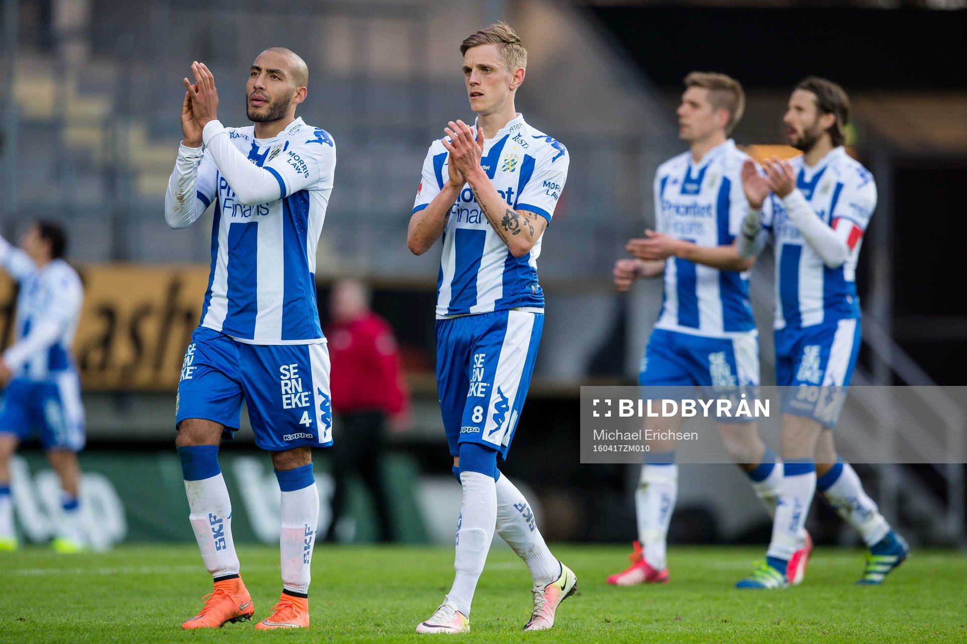 IFK Göteborgs Haitam Aleesami och Sören Rieks tackar