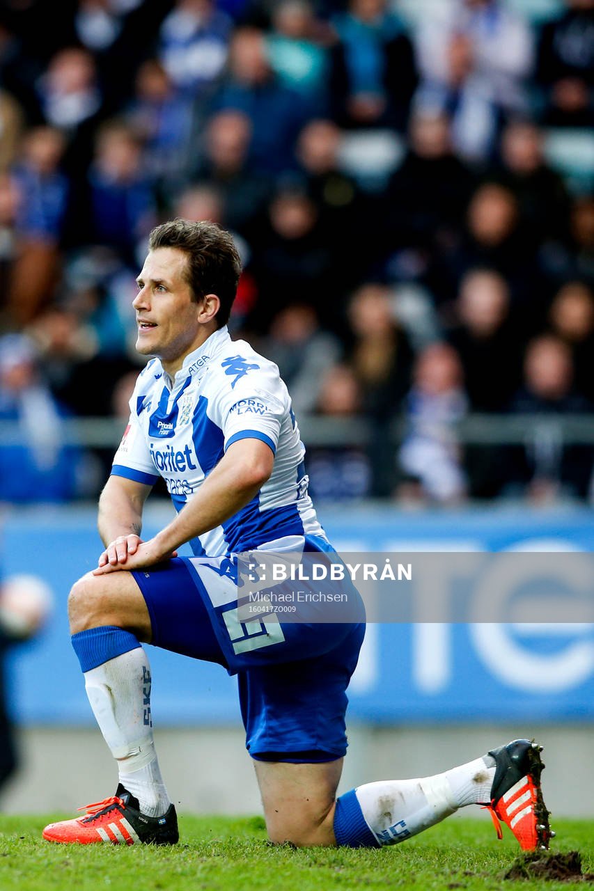 IFK Göteborgs Tobias Hysén deppar