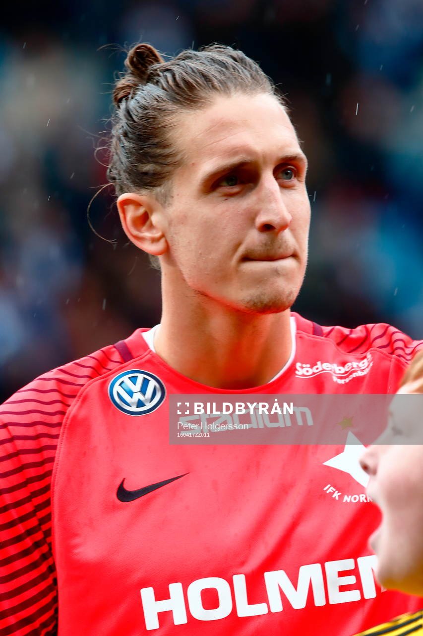 Norrköpings målvakt David Mitov Nilsson