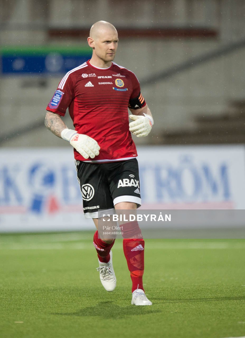 Sundsvalls målvakt Tommy Naurin