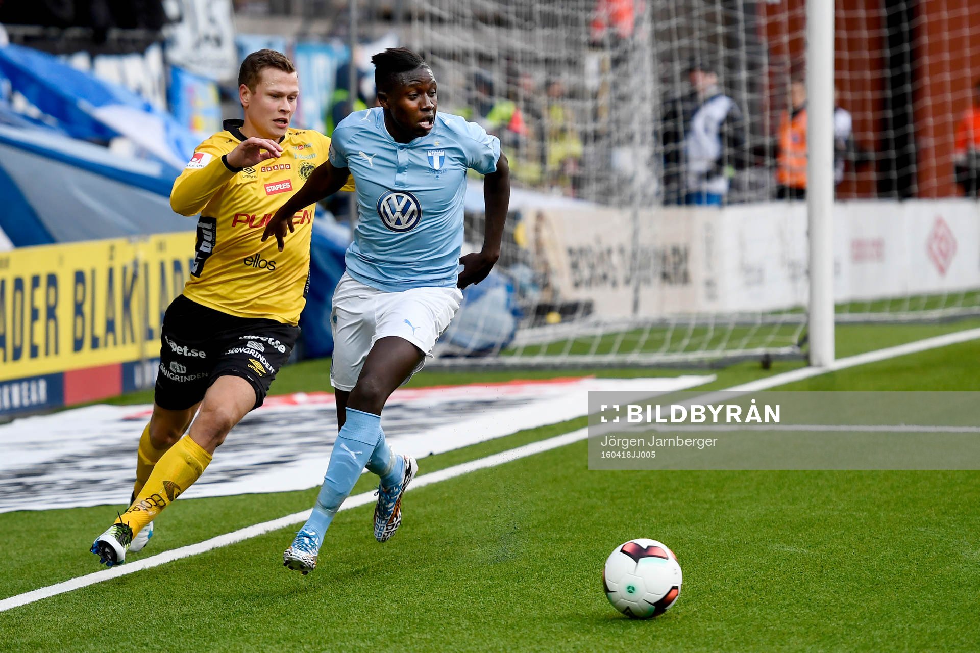 Malmö FFs Pa Konate och Elfsborgs Per Frick