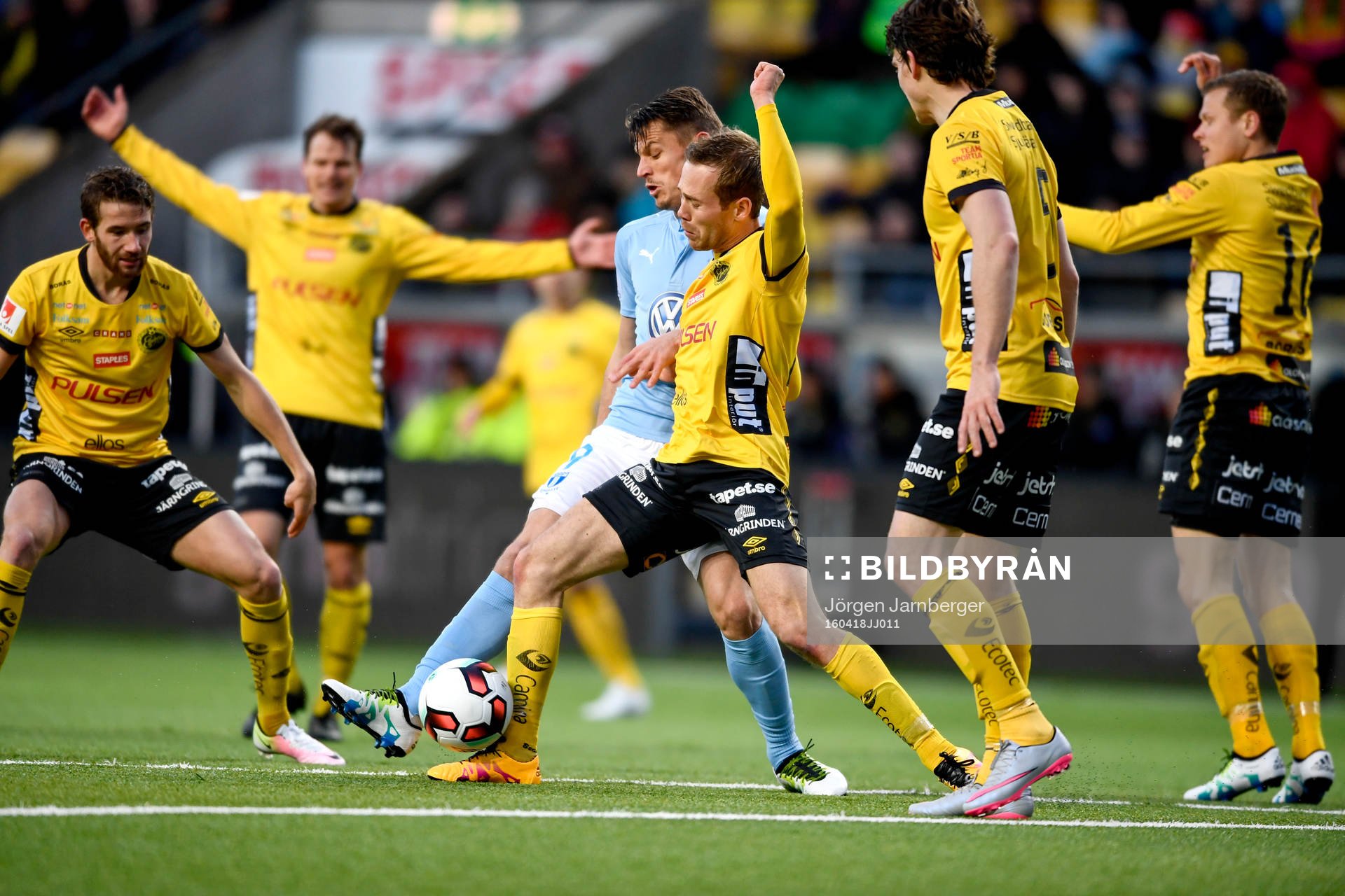 Elfsborgs Anders Randrup och Malmö FFs Markus Rosenberg