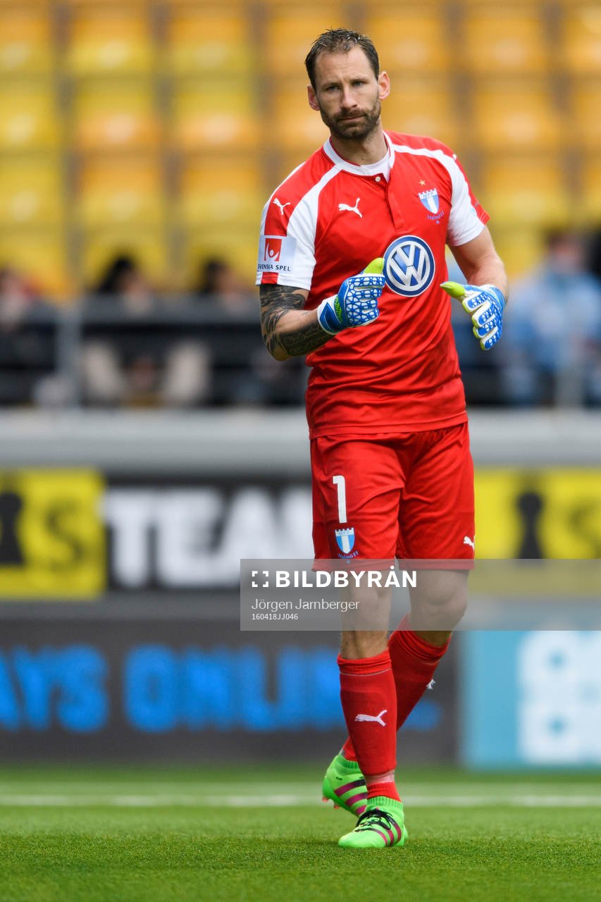 Malmö FFs målvakt Johan Wiland