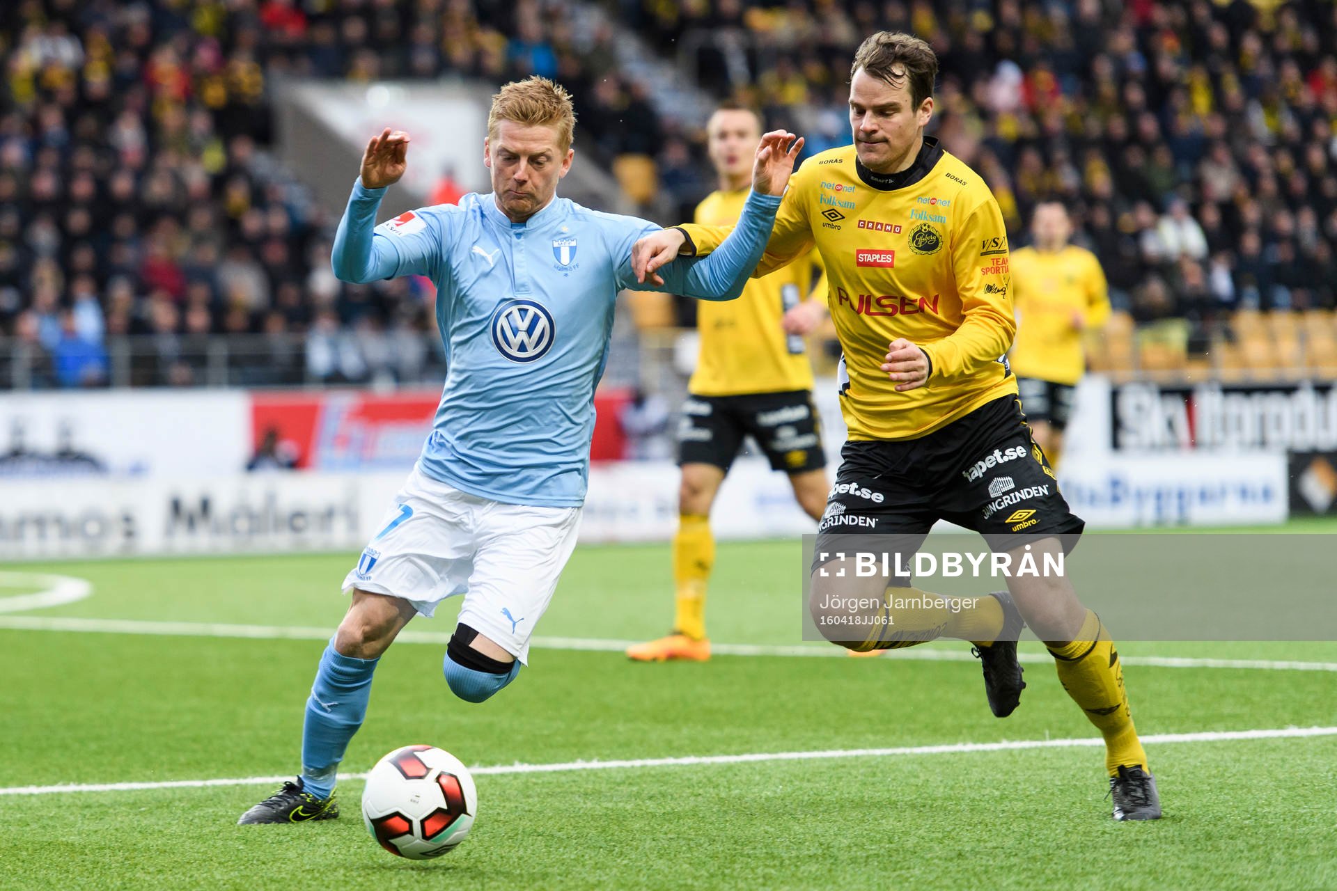Malmö FFs Anders Christiansen och Elfsborgs Henning Hauger