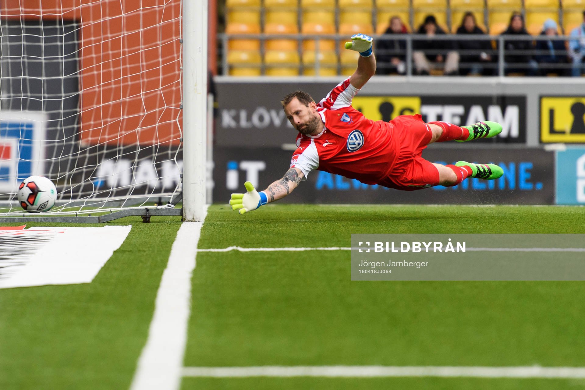 Malmö FFs målvakt Johan Wiland
