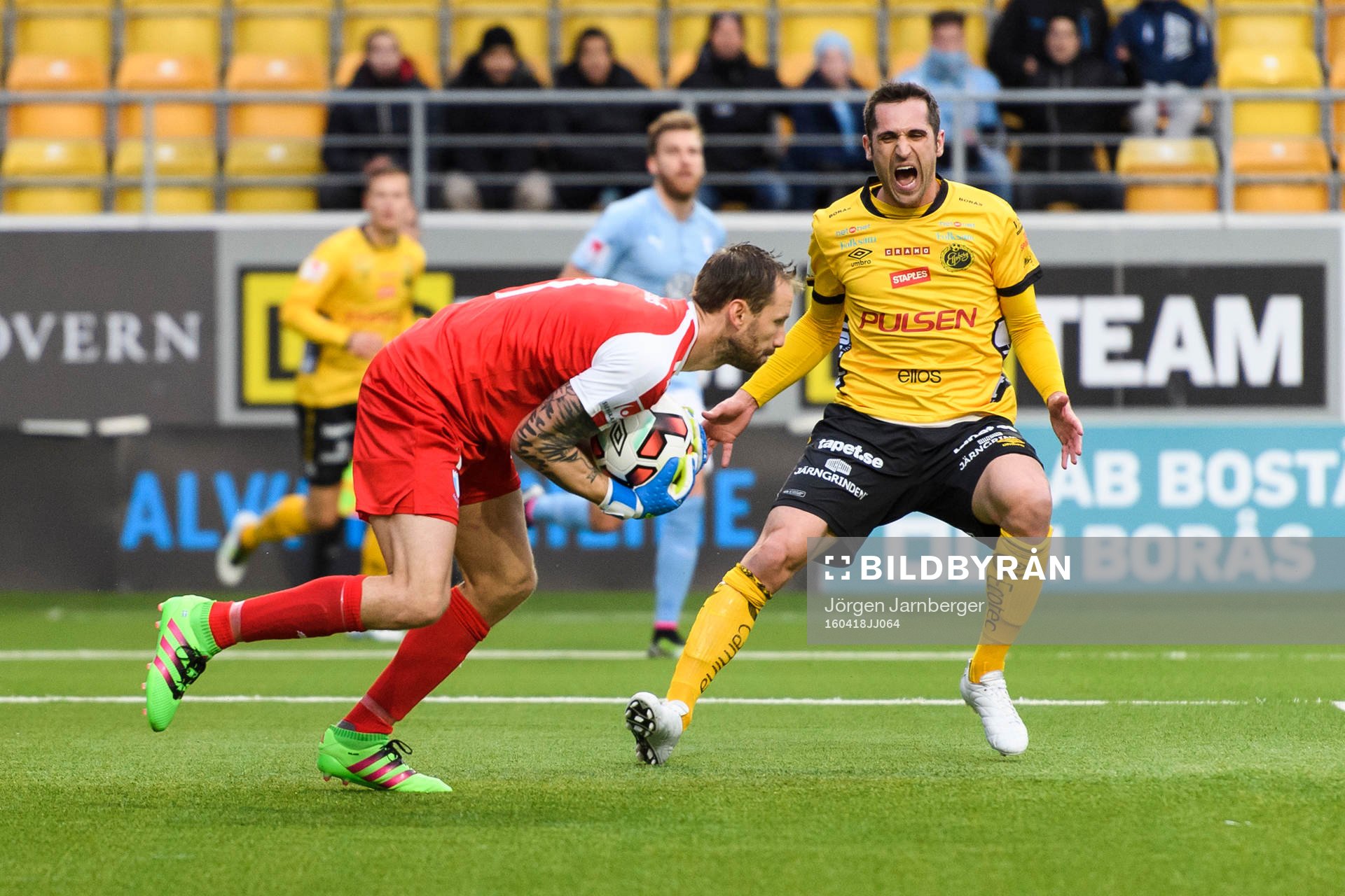 Elfsborgs Emir Bajrami irriterad