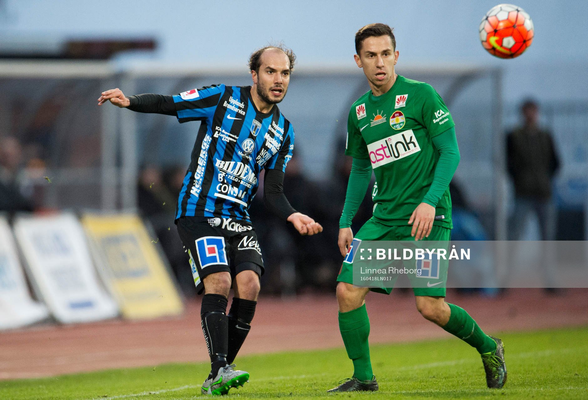 Sirius Karl Larson och Dalkurds Predrag Randelovic