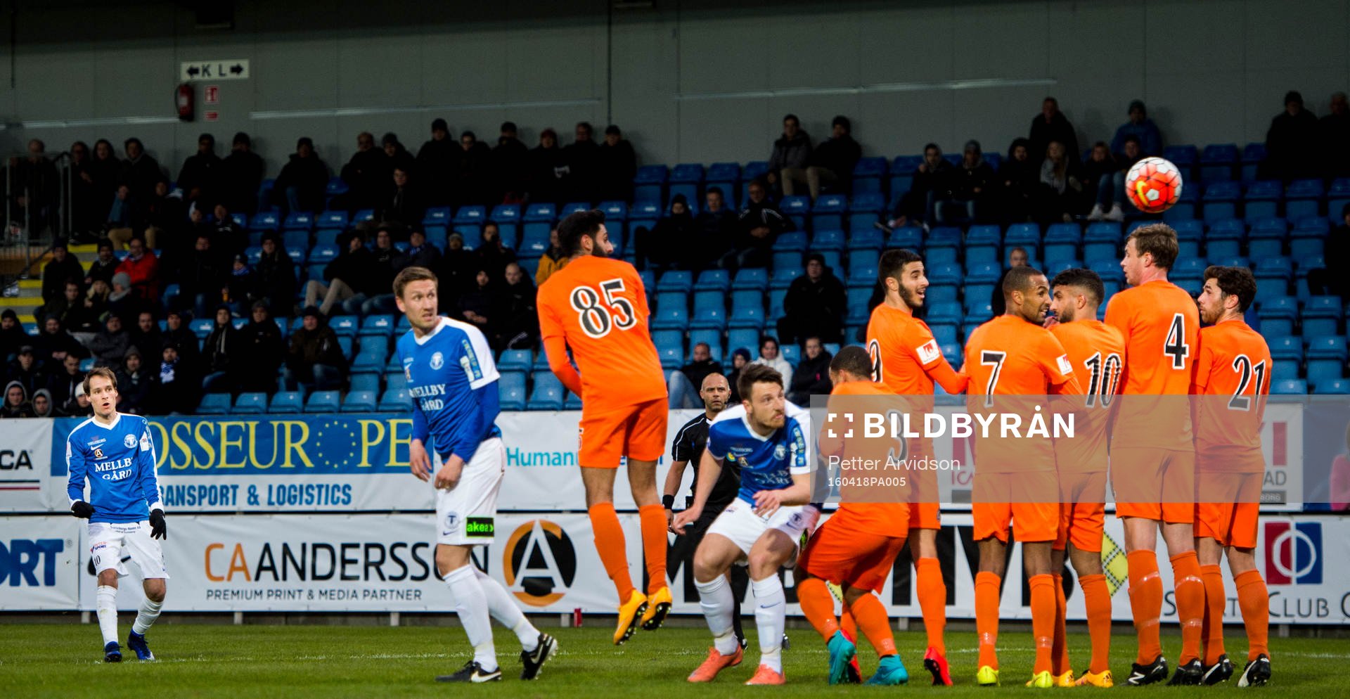 Trelleborgs Zoran Jovanovic gör 1-0 på frispark