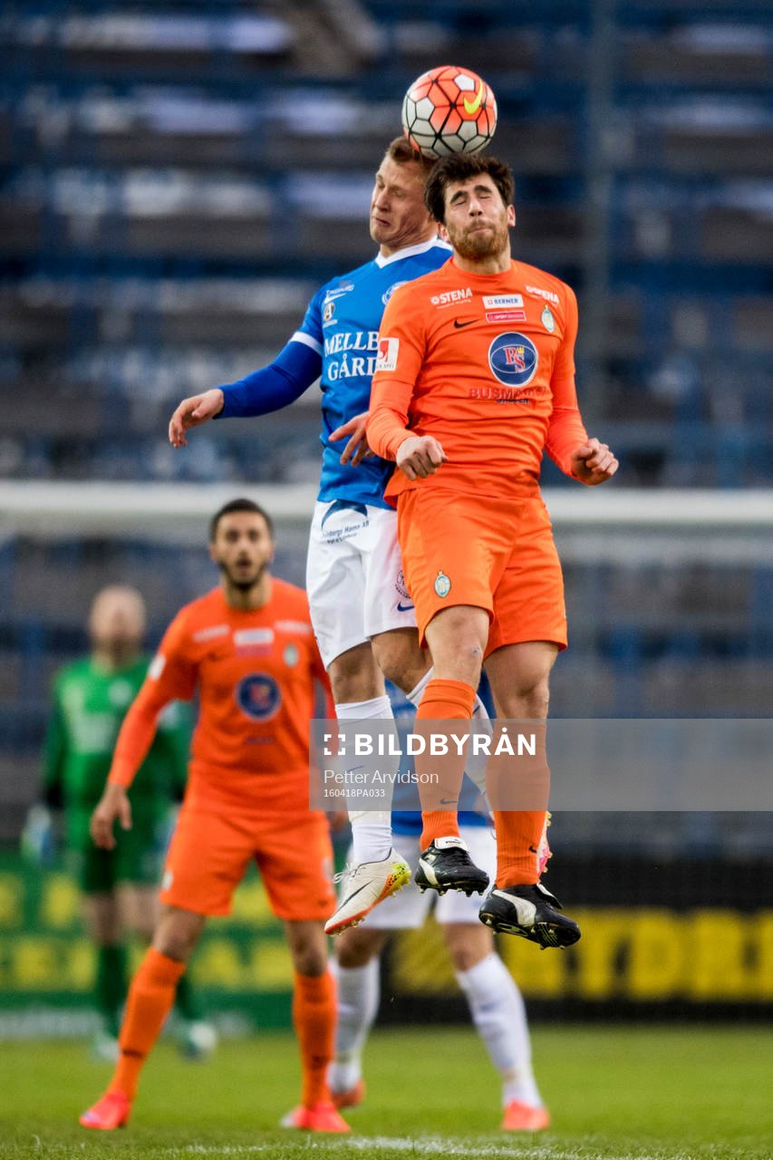 Trelleborgs Erik Andersson och Athletics Carlos Gaete Moggia