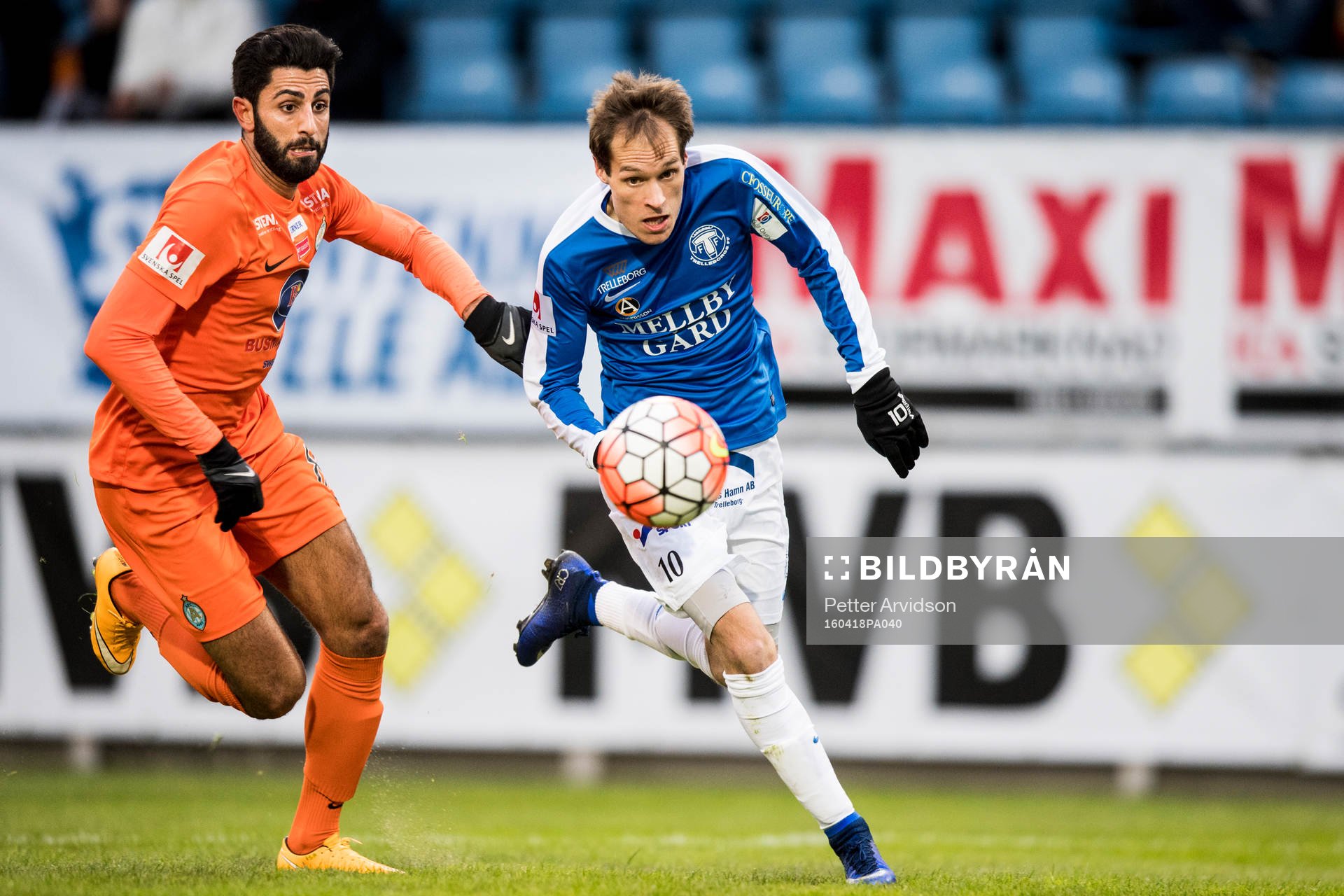 Athletics Isa Demir och Trelleborgs Zoran Jovanovic