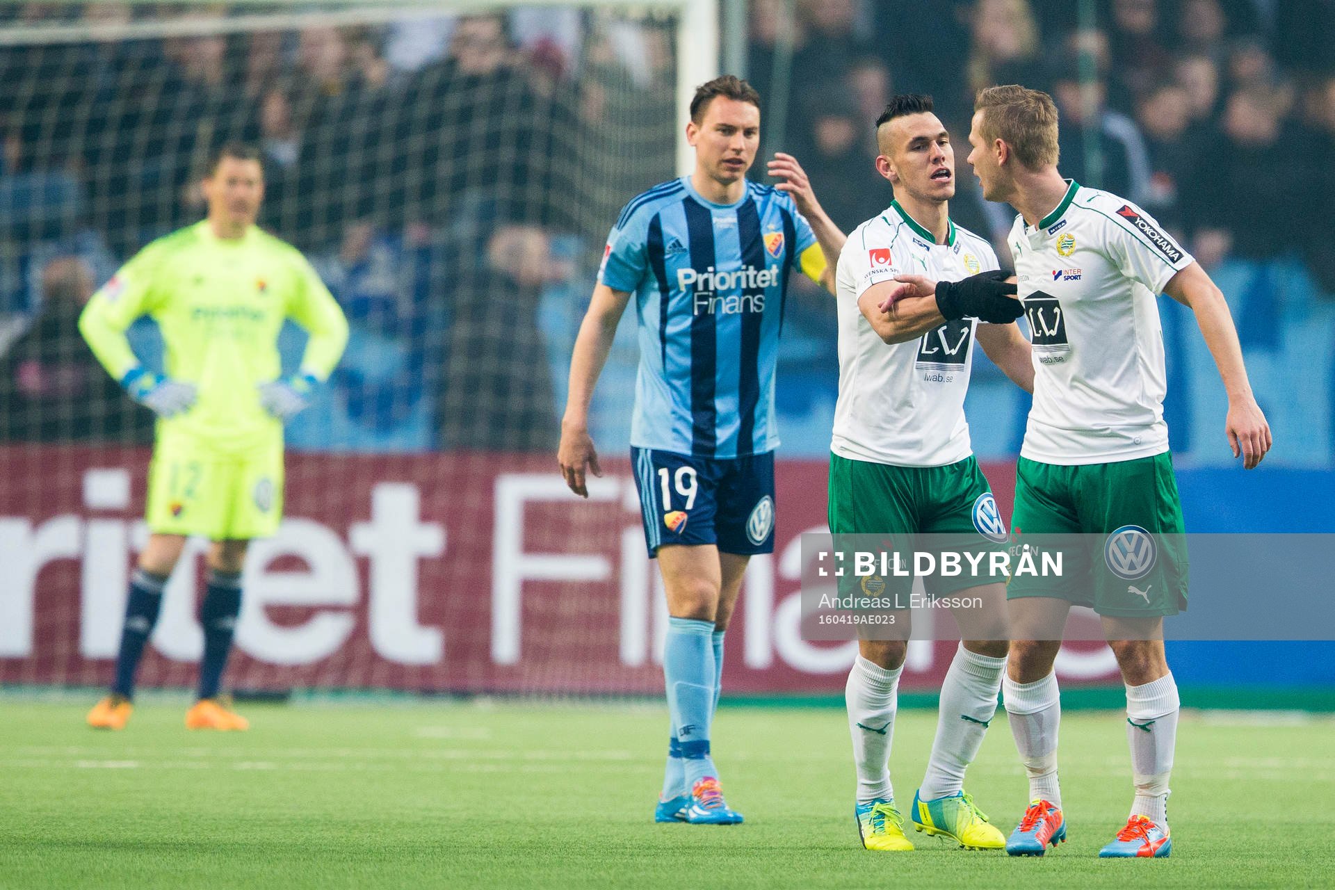 Djurgårdens Marcus Hansson deppar bakom Hammarbys