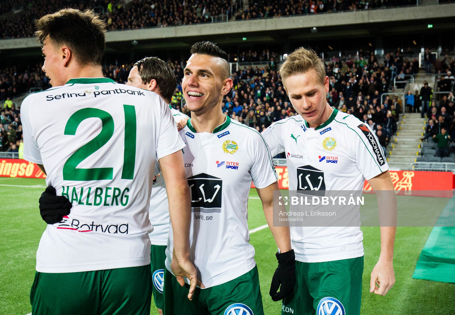 Hammarbys Melker Hallberg, Alexssander Medeiros de Azeredo