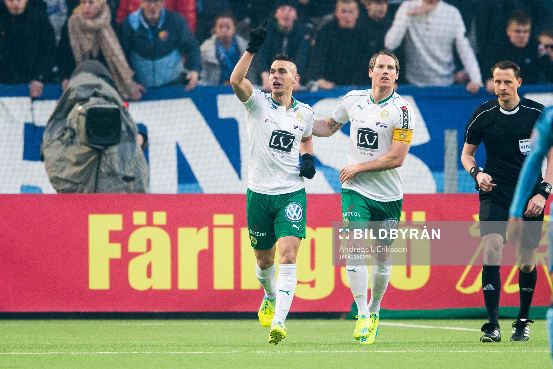 Hammarbys Alexssander Medeiros de Azeredo jublar