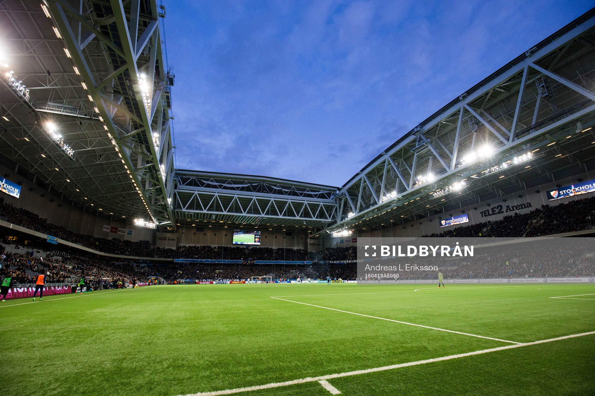 Generell vy av planen