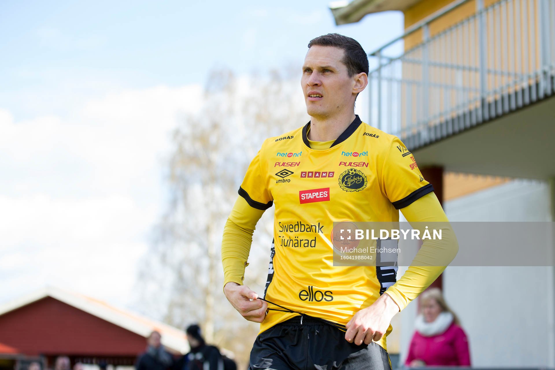 Elfsborgs Jon Jönsson under fotbollsmatchen i Folksam U21 allsvenskan södra mellan IFK Göteborg och Elfsborg den 19 april 2016 i Göteborg.