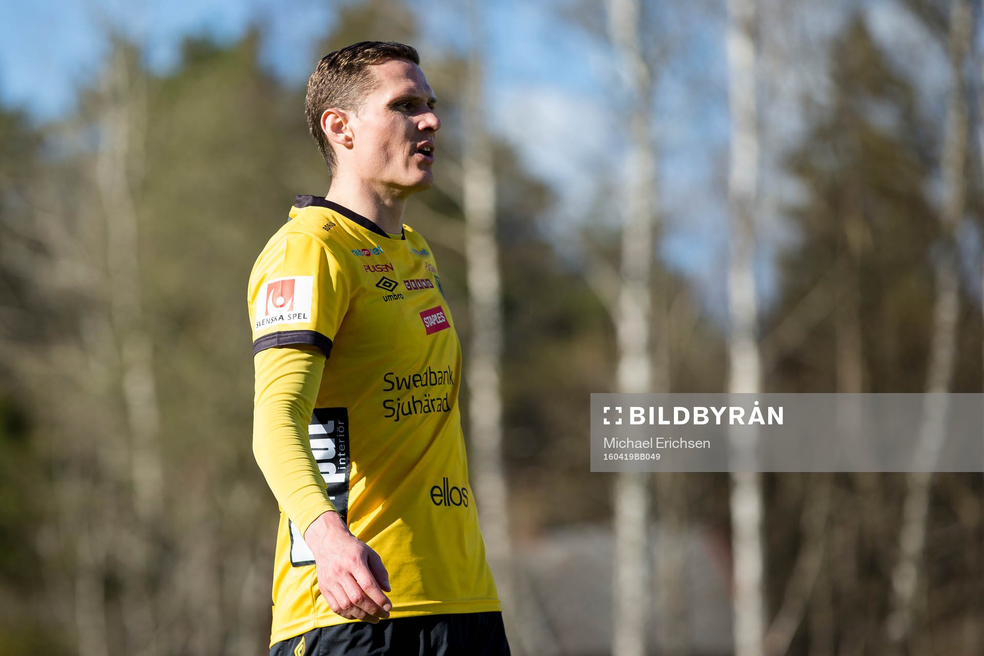 Elfsborgs Jon Jönsson under fotbollsmatchen i Folksam U21 allsvenskan södra mellan IFK Göteborg och Elfsborg den 19 april 2016 i Göteborg.