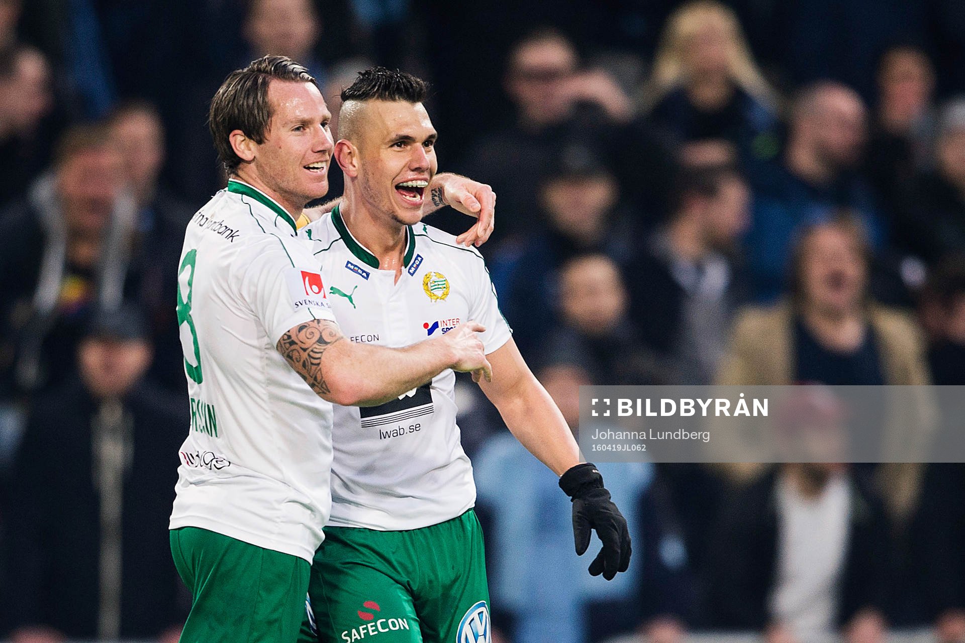 Hammarbys Alexssander Medeiros de Azeredo jublar