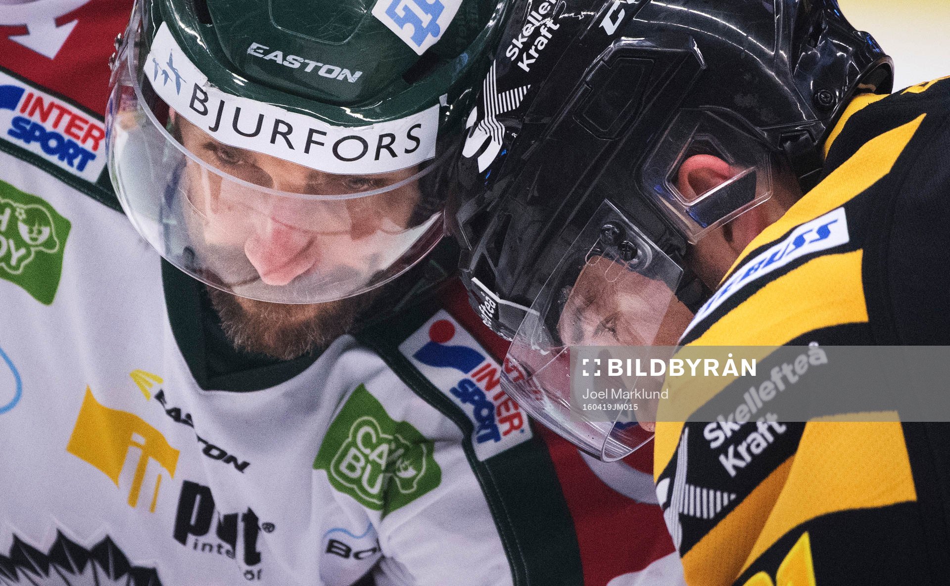 Frölundas Joel Lundqvist och Skellefteås Jimmie Ericsson