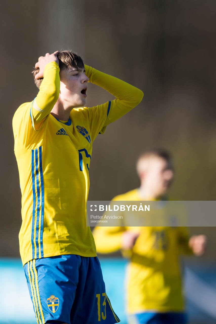 Sveriges Albin Mörfelt deppar