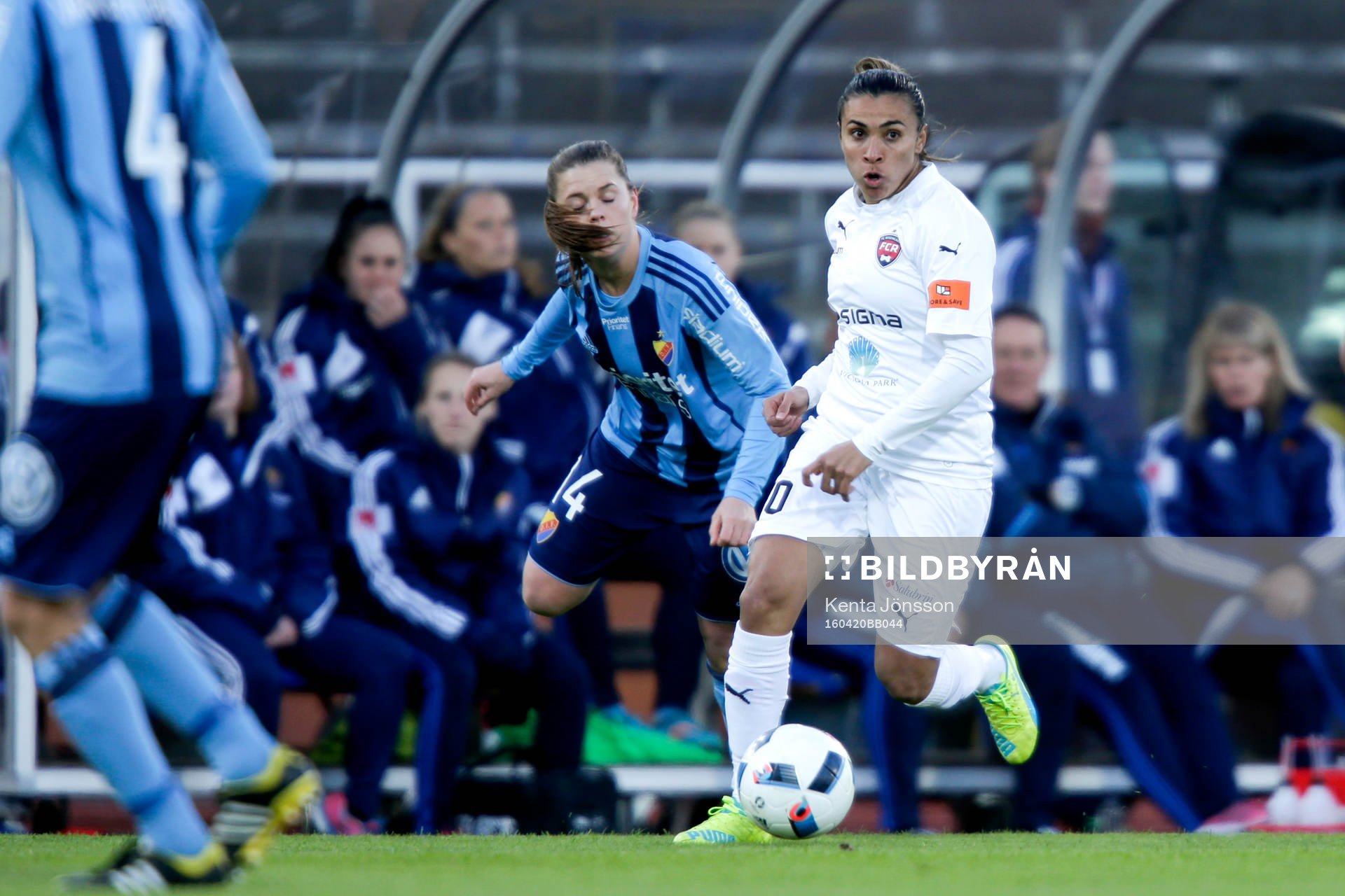 Rosengårds Marta Viera Da Silva och Djurgårdens Hanna