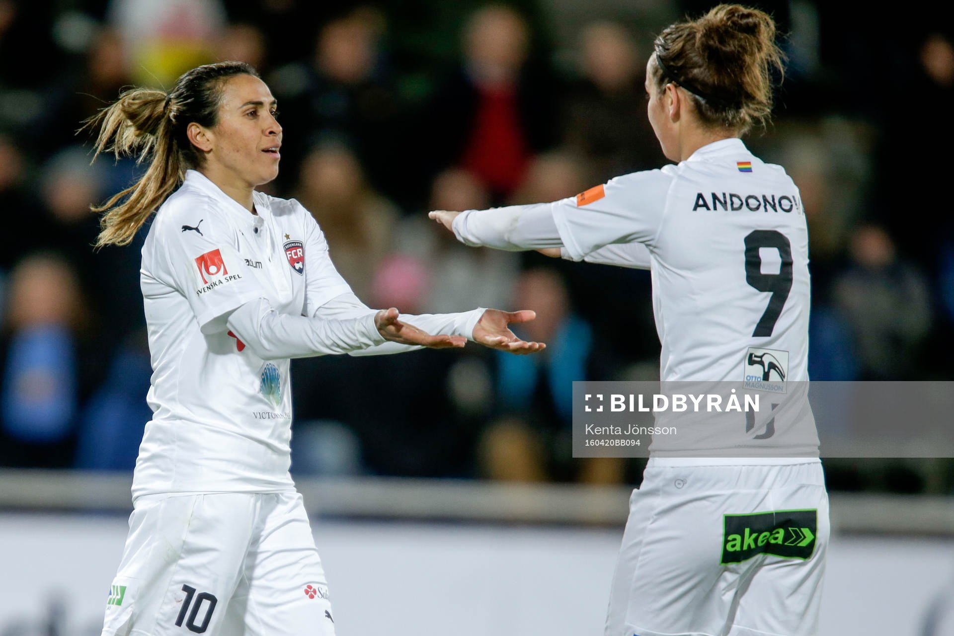 Rosengårds Marta Viera Da Silva och Rosengårds Nataša