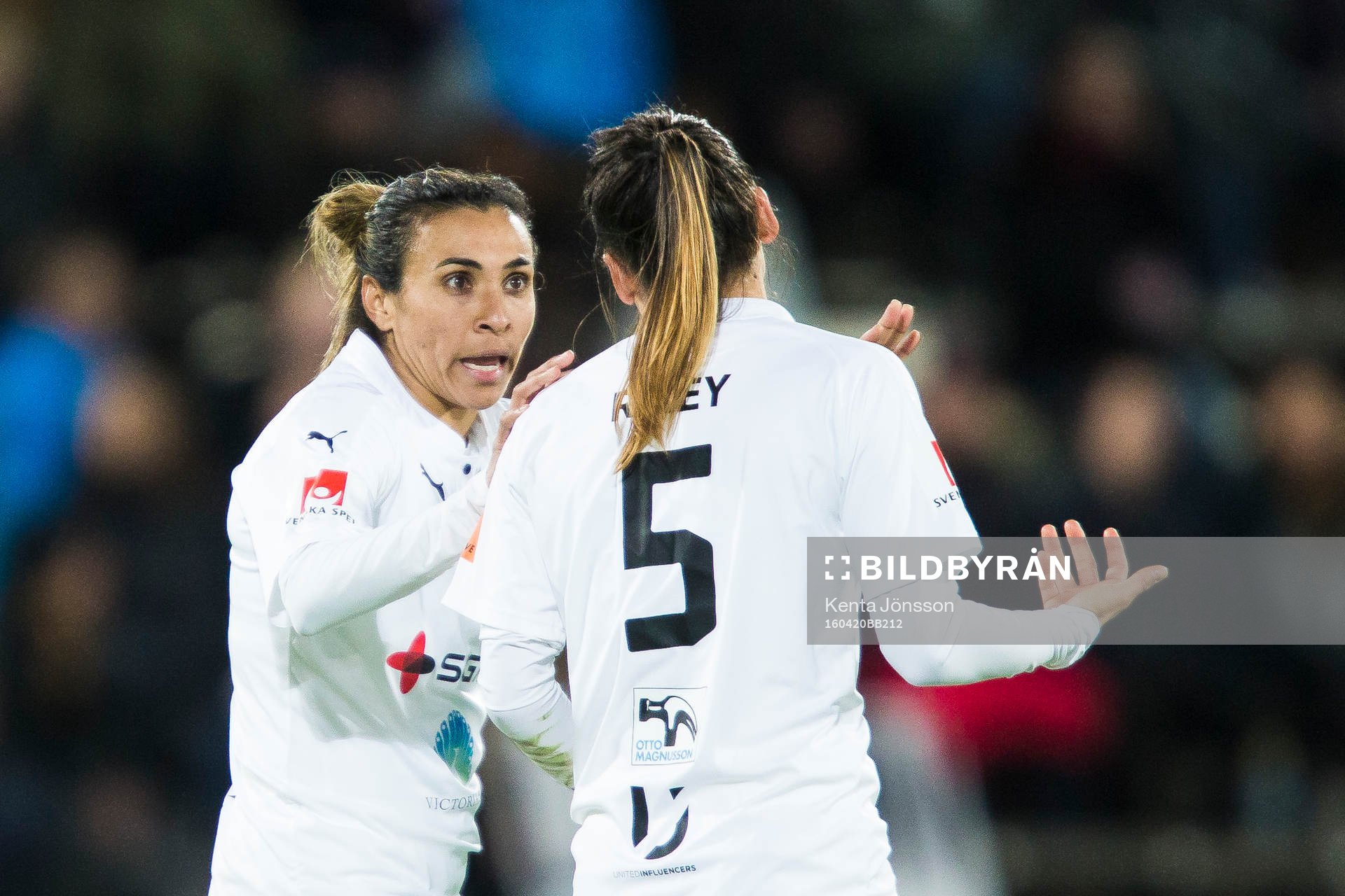 Rosengårds Marta Vieira Da Silva gestikulerar med
