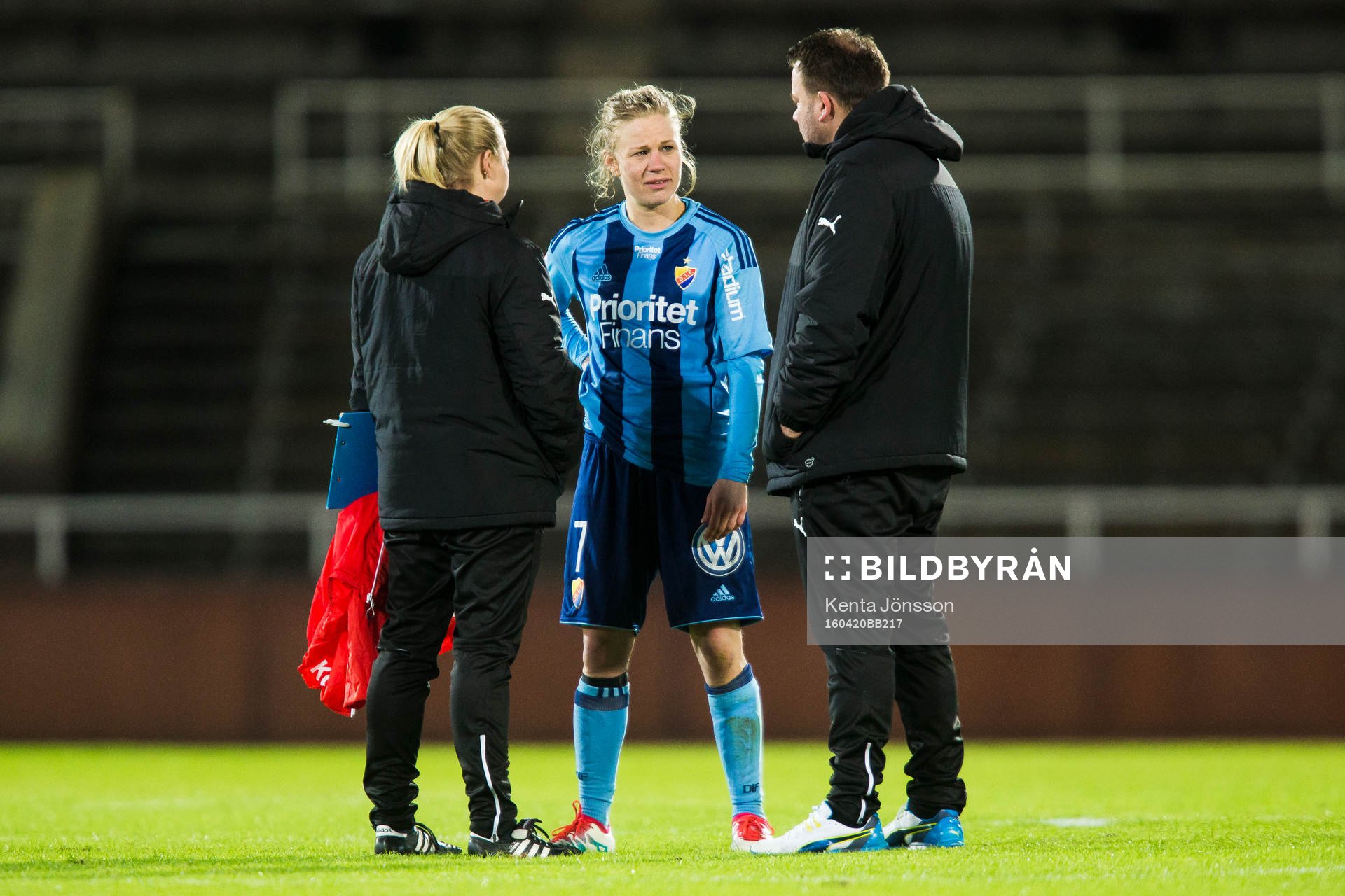 Djurgårdens Katrin Schmidt deppar