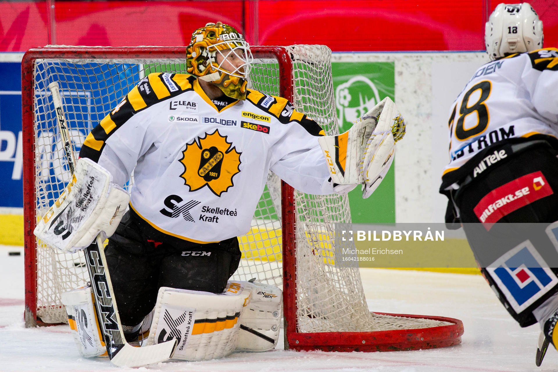 Skellefteås målvakt Erik Hanses