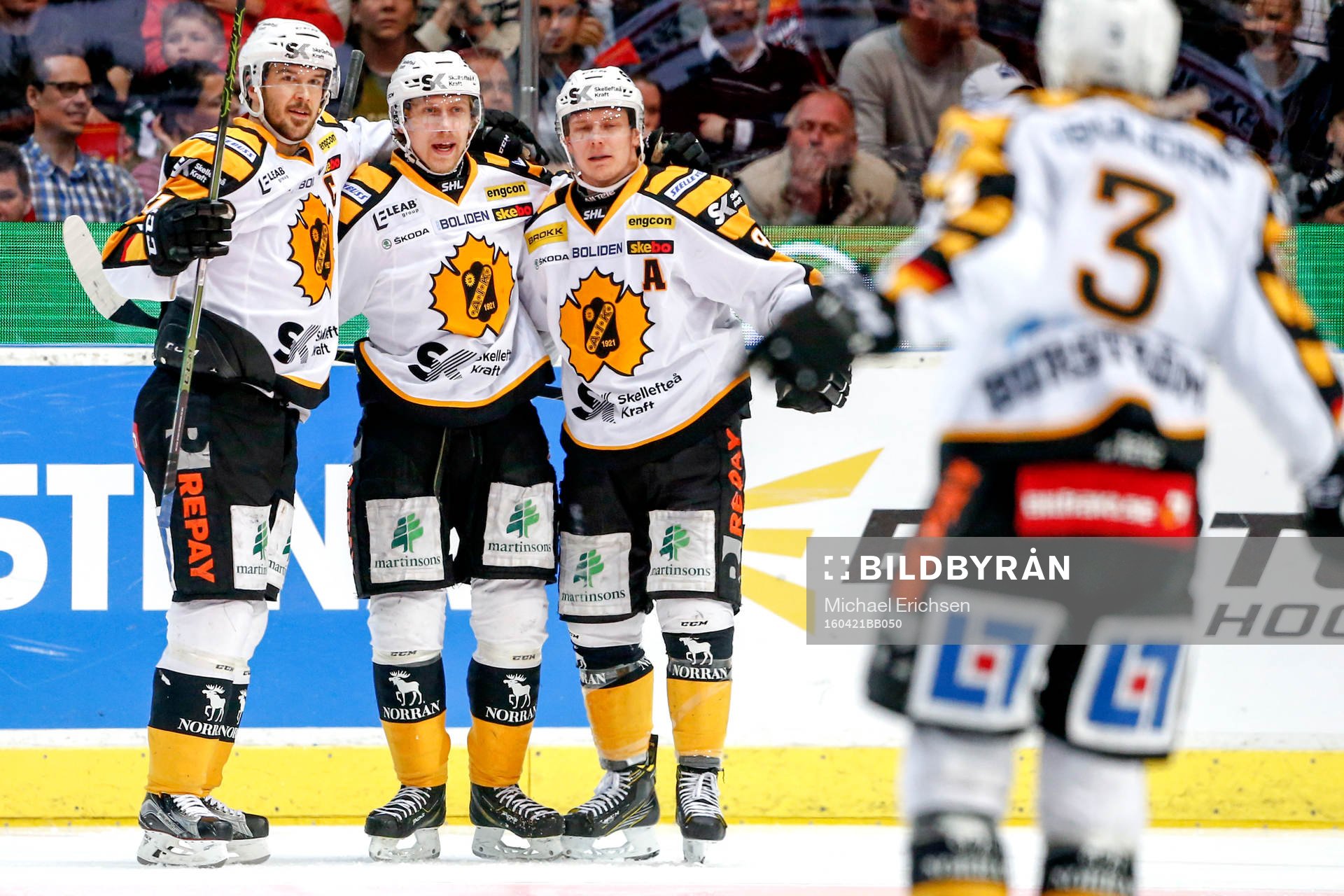 Skellefteås Patrik Zackrisson jublar
