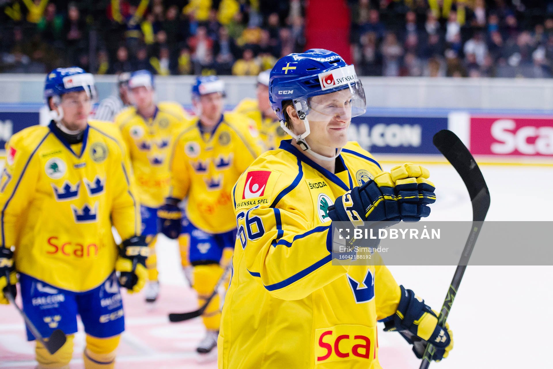 Sveriges Marcus Sörensen jublar