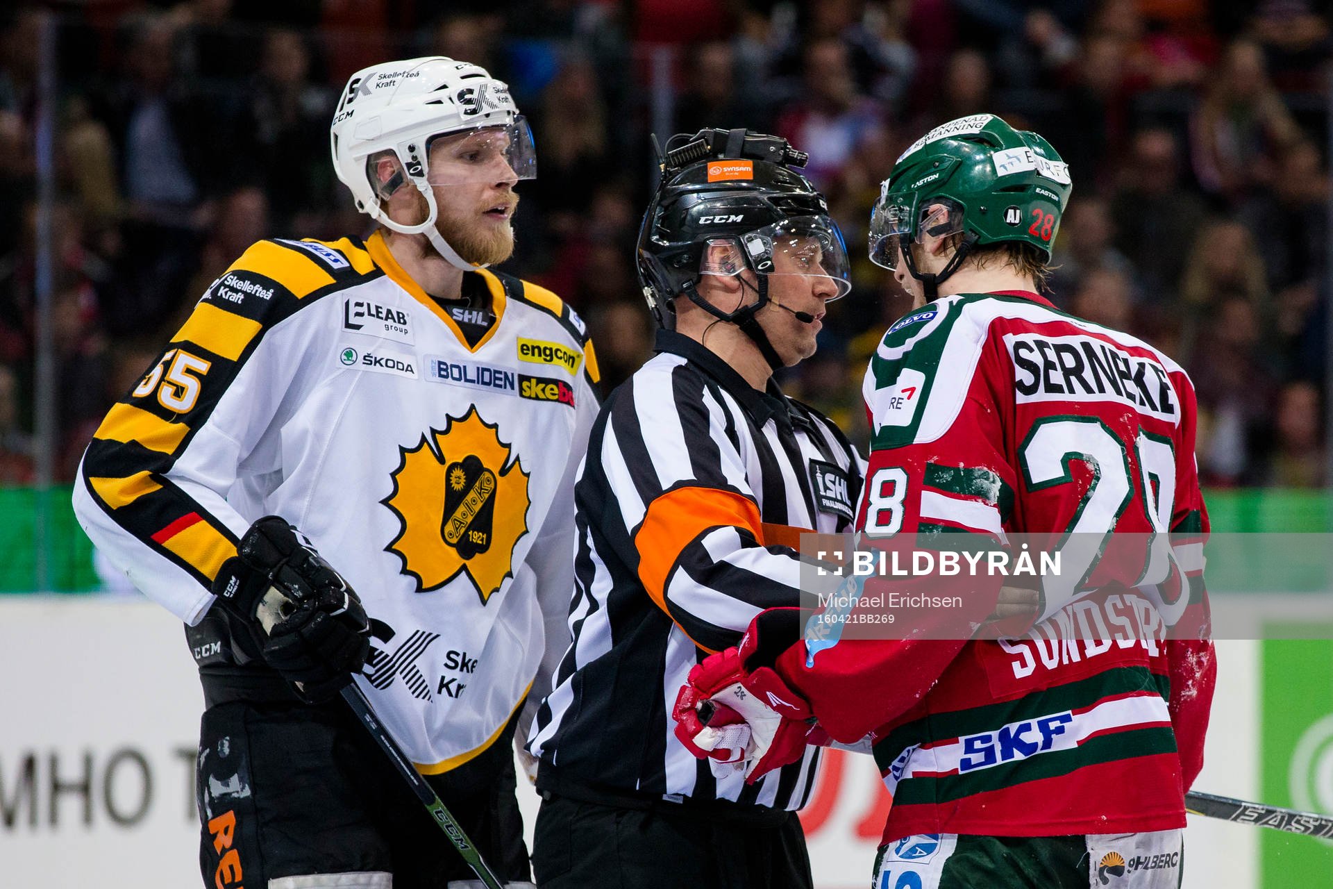 Skellefteås Alexander Urbom och Frölundas Johan
