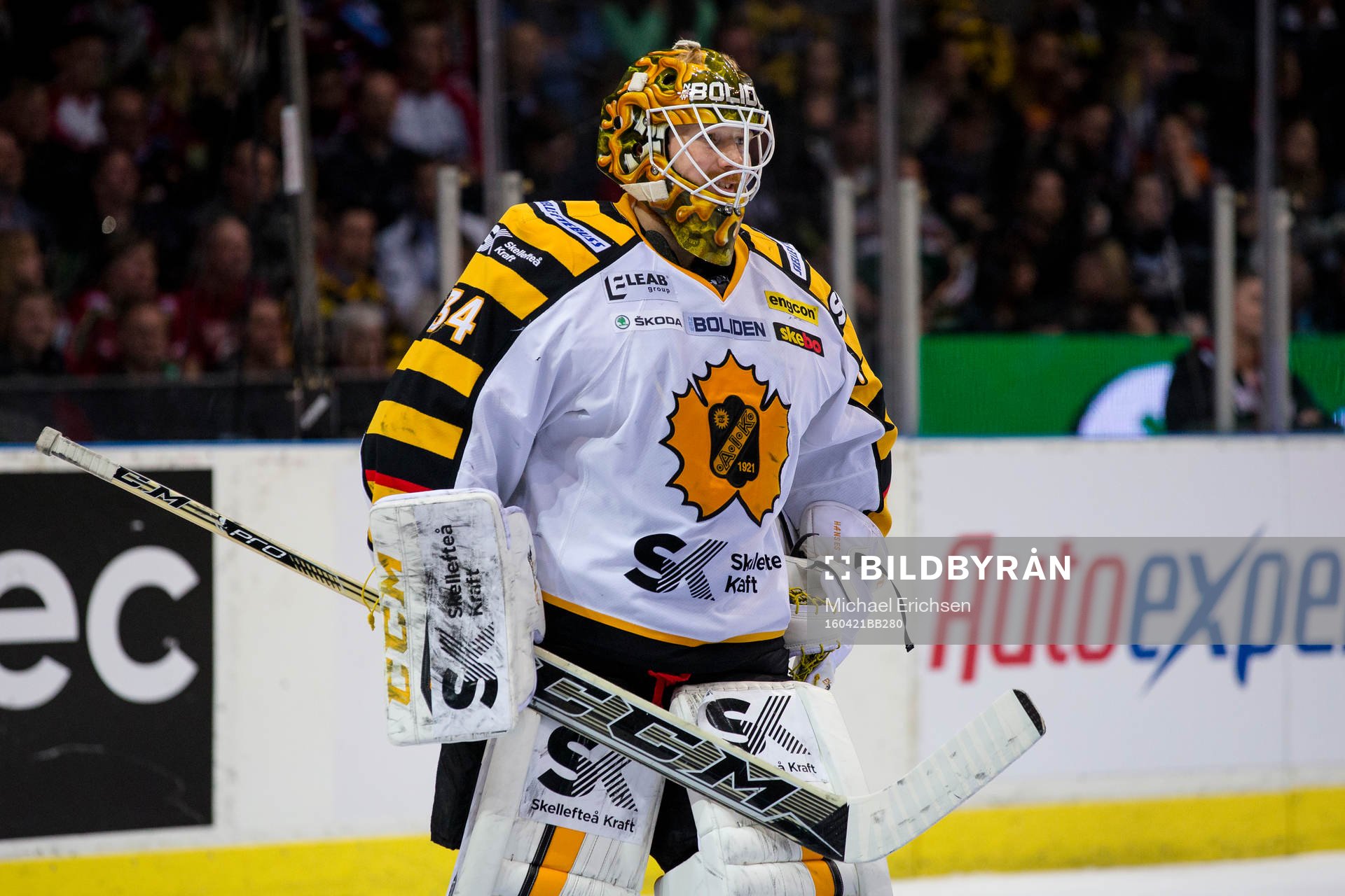 Skellefteås målvakt Erik Hanses