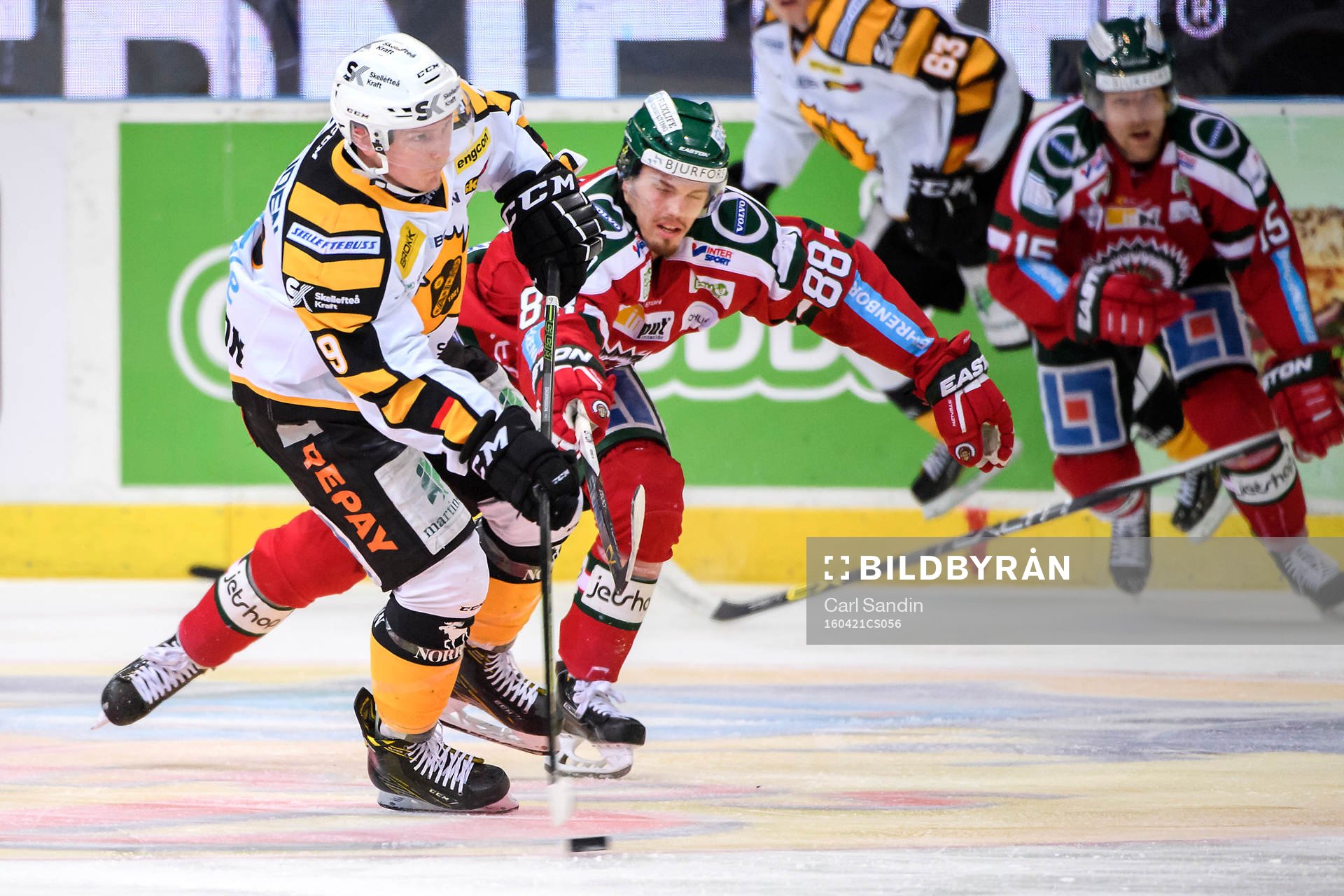 Skellefteås Patrik Zackrisson och Frölundas Andreas