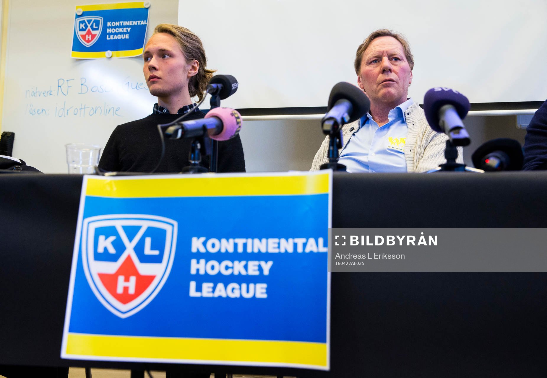 Zevs Maght, supporteransvarig och Leif R Carlsson