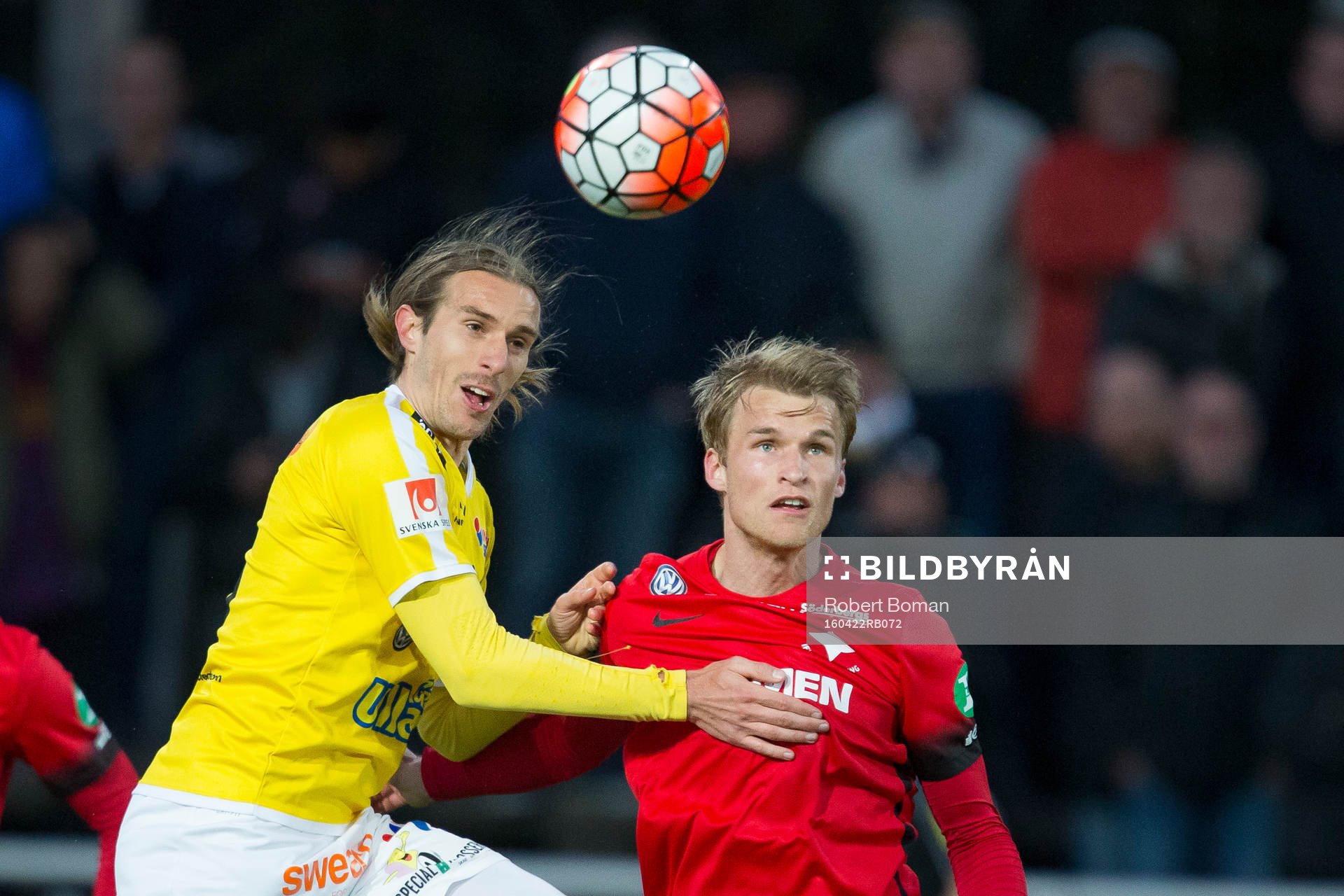 Falkenbergs Tobias Karlsson och Norrköpings Sebastian