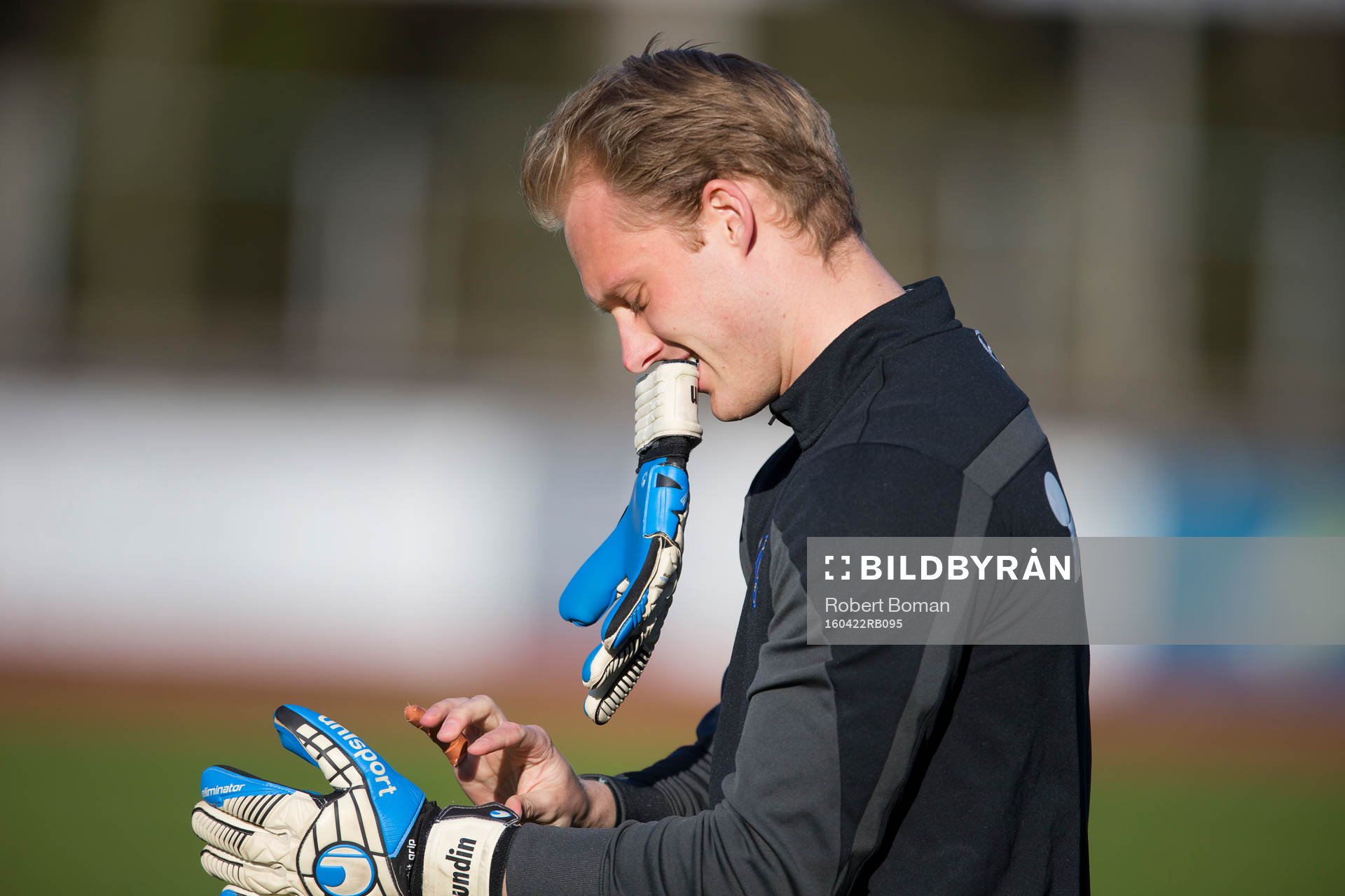 Falkenbergs målvakt Alexander Lundin