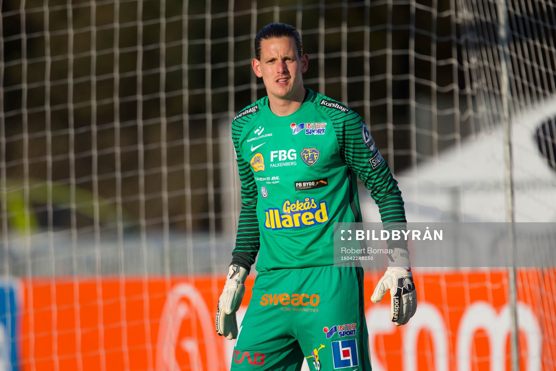 Falkenbergs målvakt Otto Martler