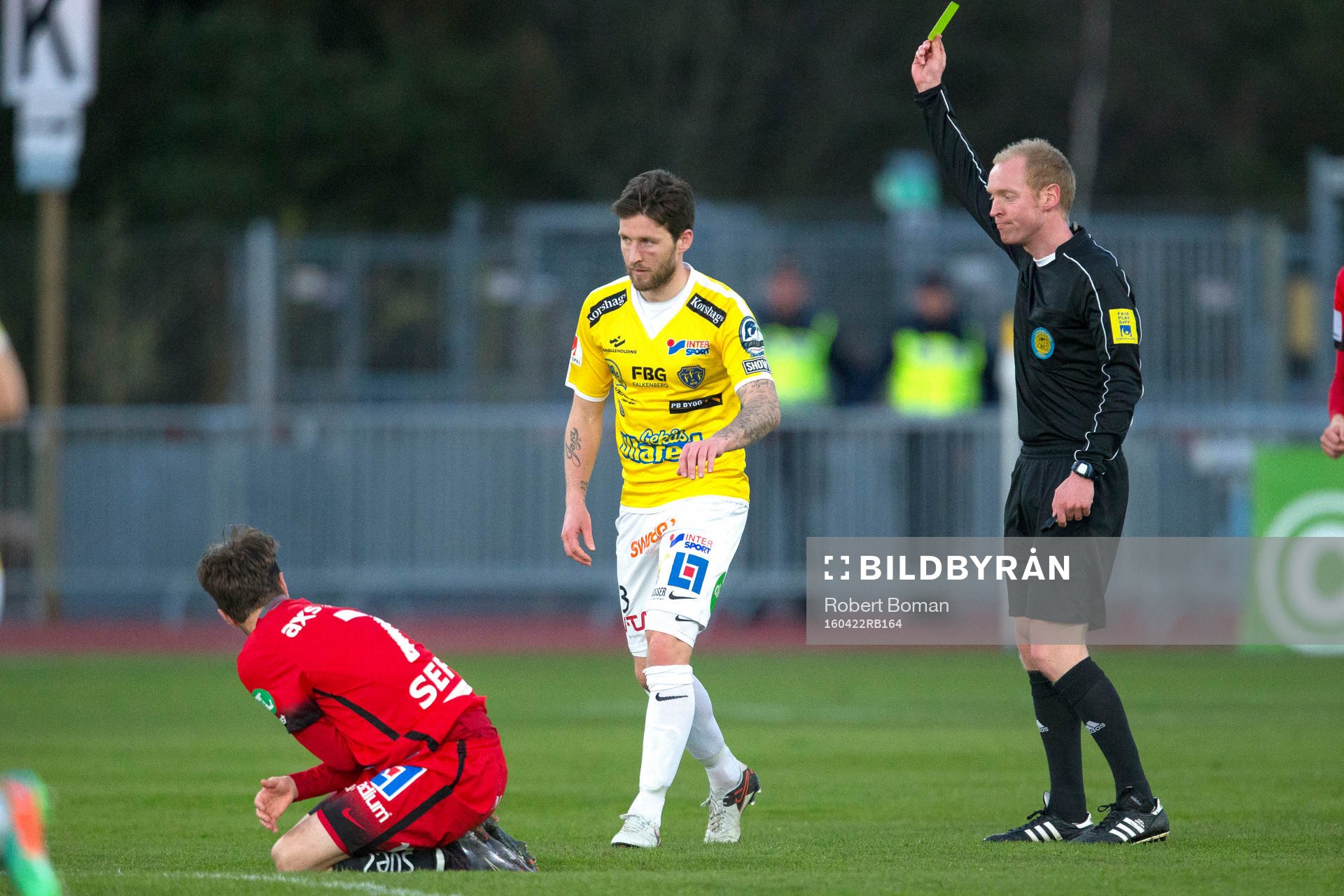Norrköpings Andreas Blomqvist och Falkenbergs Tibor Joza