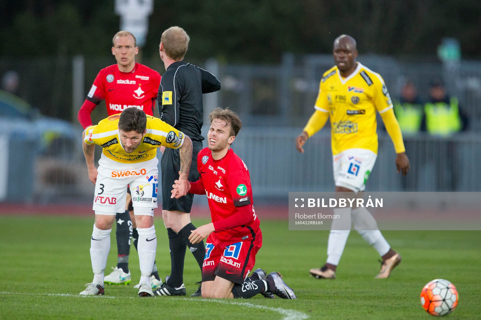 Falkenbergs Tibor Joza och Norrköpings Andreas Blomqvist