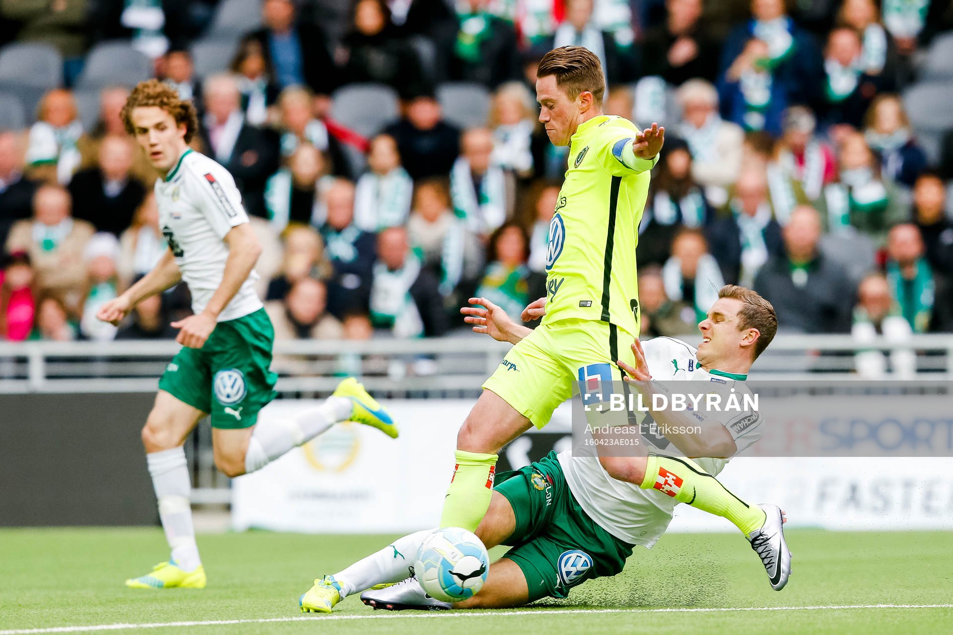 Jönköpings Tommy Thelin och Hammarbys Richard Magyar