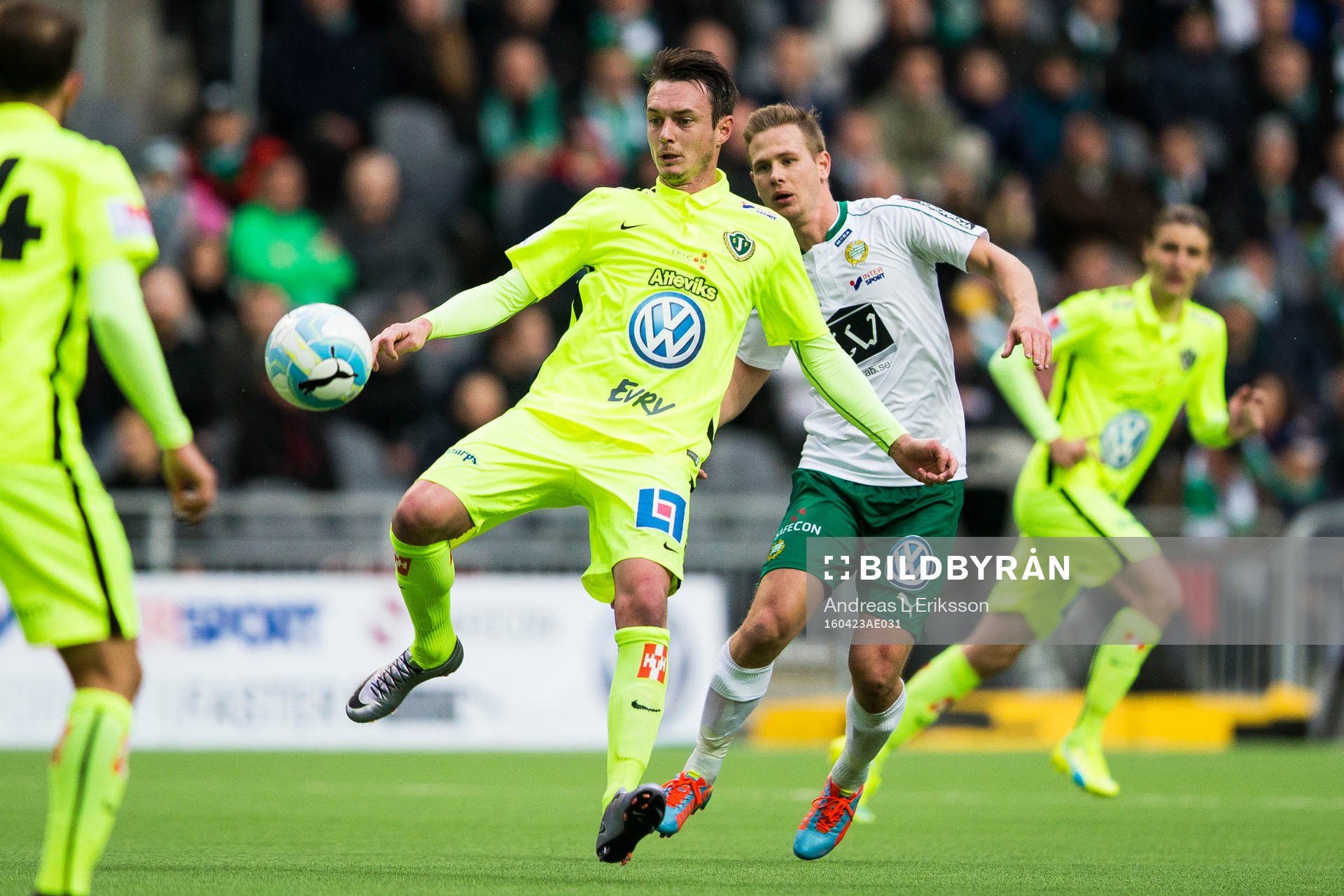 Jönköpings Daryl Smylie och Hammarbys Erik Israelsson
