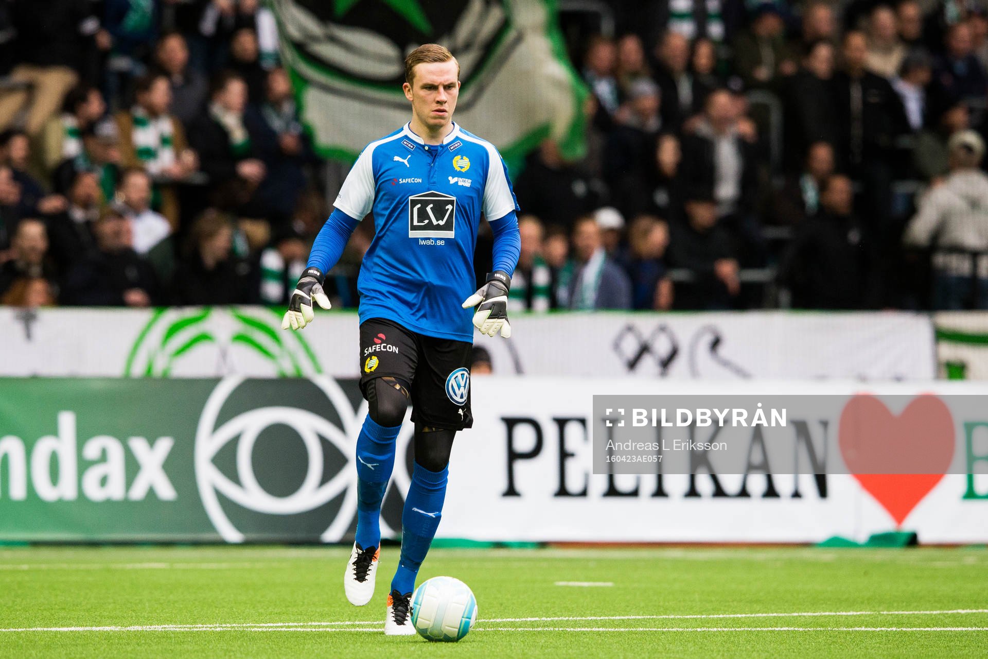 Hammarbys målvakt Ögmundur Kristinsson
