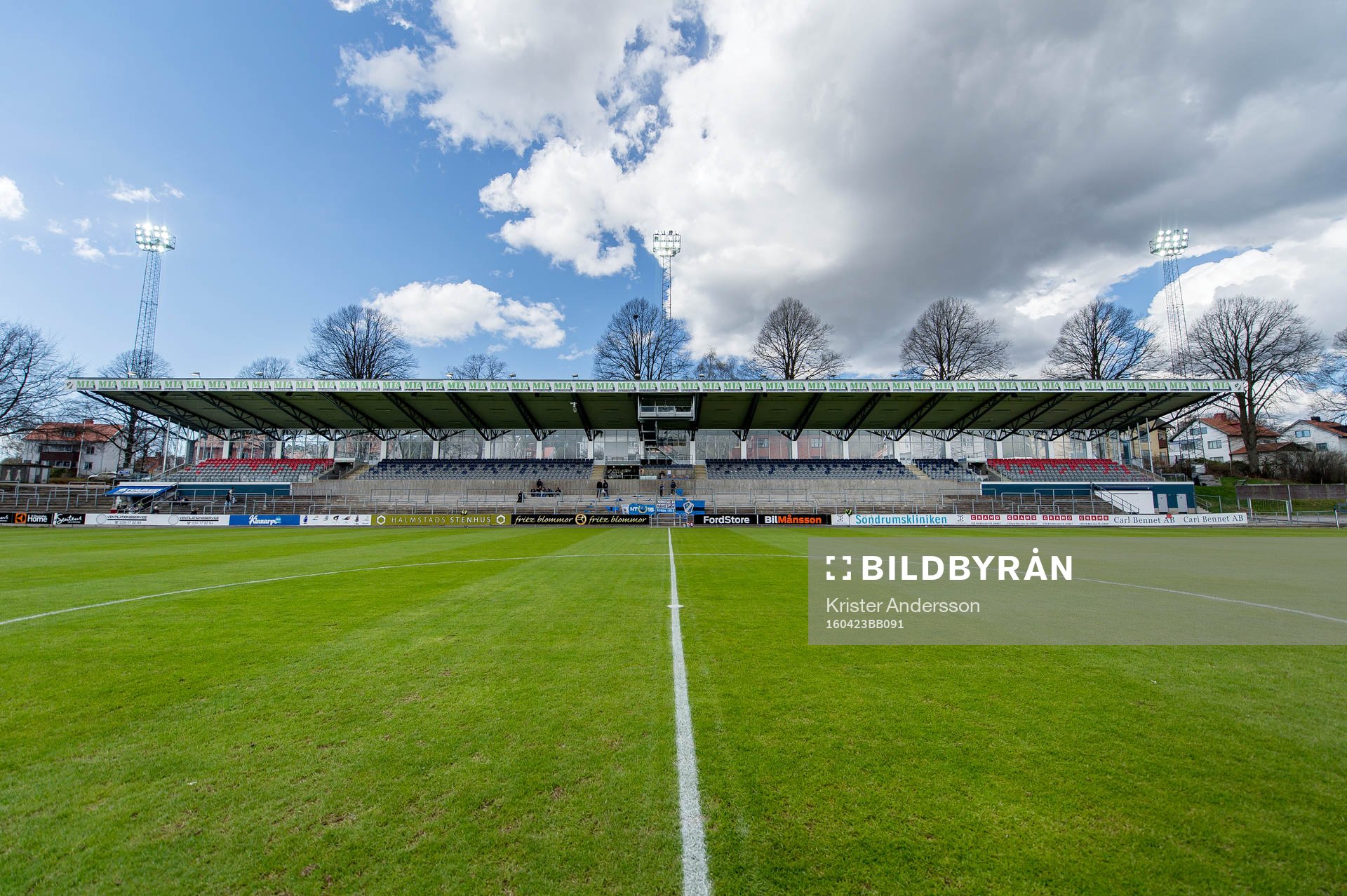 Örjans Vall före fotbollsmatchen i Superettan mellan