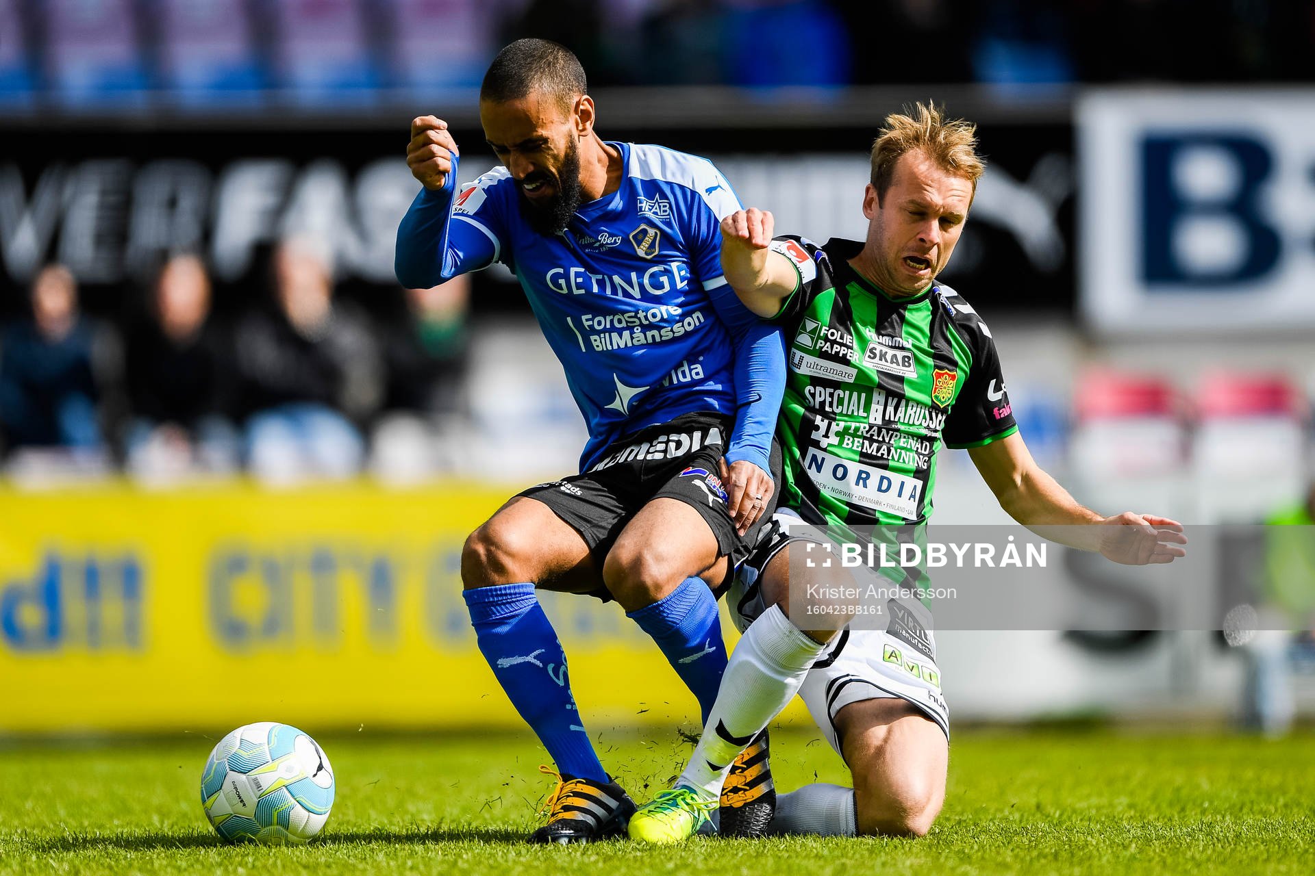 Halmstads Junes Barny och GAIS Craig Henderson och