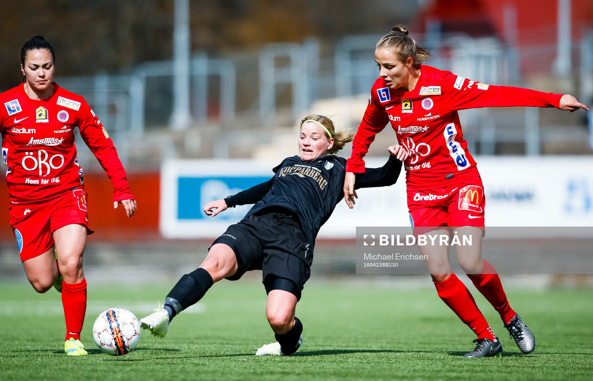 Göteborgs Sara Linden och Örebros Anna Björk